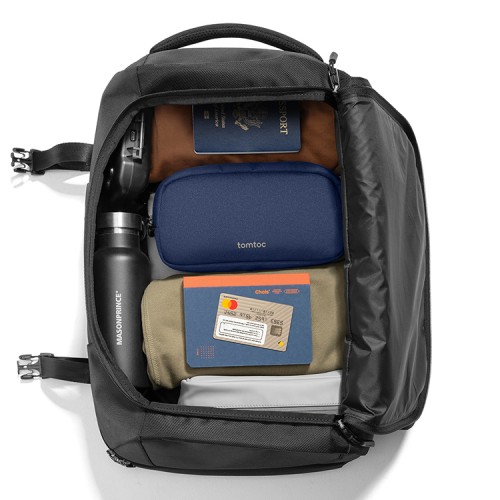 Tomtoc Travel сумка для аксессуаров Light-T12 Electronic Accessory Pouch S 1L Blue