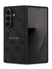 Guess для Galaxy Z Fold7 чехол PU 4G Classic metal logo Hard Black (MagSafe)