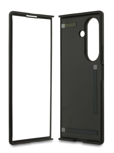 Guess для Galaxy Z Fold7 чехол PU 4G Classic metal logo Hard Black (MagSafe)