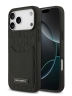 Karl Lagerfeld для iPhone 17 Pro чехол Cardslot PU Grained Monogram with Pocket Hard Black