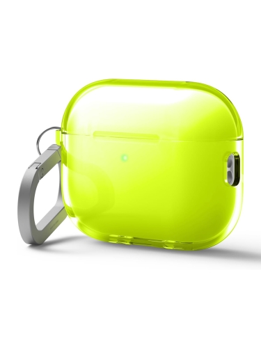 Elago для AirPods Pro 3 чехол Clear Hang case Neon Yellow