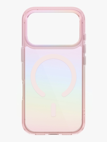 Uniq для iPhone 17 Pro чехол Iridescia (holographic) Pink Prism (Magsafe)
