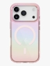 Uniq для iPhone 17 Pro чехол Iridescia (holographic) Pink Prism (Magsafe)