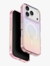Uniq для iPhone 17 Pro чехол Iridescia (holographic) Pink Prism (Magsafe)