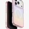 Uniq для iPhone 17 Pro чехол Iridescia (holographic) Pink Prism (Magsafe)