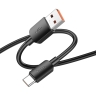 HOCO кабель X96 Hyper PD100W charging data cable USB-A to Type-C (1 метр) Black