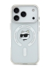 Karl Lagerfeld для iPhone 17 Pro чехол IML NFT Choupette Head Metal camera Hard White (MagSafe)