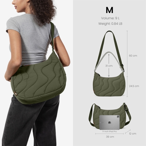Tomtoc Travel сумка для планшетов Terra-T34 Puffy Crossbody Bag 11"/9L Greenlands