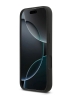 Karl Lagerfeld для iPhone 17 чехол Liquid Silicone Hearts Hard Black (MagSafe)