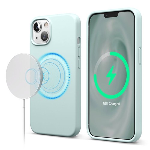 Чехол Elago MagSafe Soft Silicone для iPhone 13, Mint