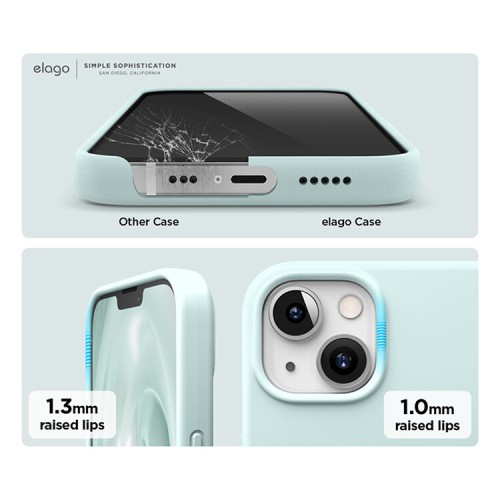Чехол Elago MagSafe Soft Silicone для iPhone 13, Mint