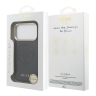 Guess для iPhone 17 Pro Max чехол PU with Perforated 4G logo Metal camera Hard Black (MagSafe)