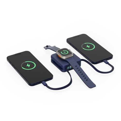 Energea АКБ MagPac MINI Plus (ССС), 10000W Magnetic wireless 15W +С 20W +2 C cables and Display Blue