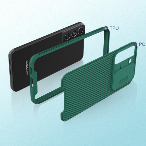 Nillkin чехол CamShield Pro для Galaxy S22, зеленый