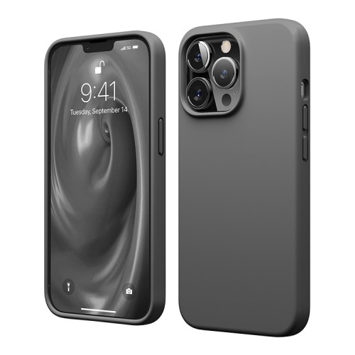 Чехол Elago Soft Silicone для iPhone 13 Pro, серый