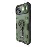 Противоударный чехол Nillkin CamShield Armor Pro для iPhone 14 Plus, зеленый