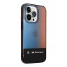 Чехол BMW Motorsport Tricolor Middle Hard для iPhone 14 Pro Max, черный