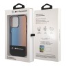 Чехол BMW Motorsport Tricolor Middle Hard для iPhone 14 Pro Max, черный