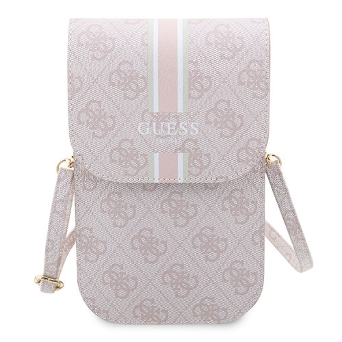 Сумка Guess Wallet Bag 4G Stripes для смартфонов, розовая