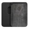 Бумажник Bustha MagSafe Suede/Leather Wallet, Concrete/Noir
