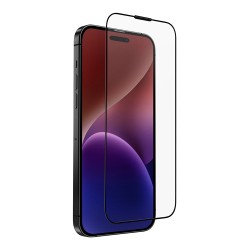 Uniq стекло для iPhone 15 Plus/14 Pro Max OPTIX Vivid (true colors Anti-dust) Clear/Black (+instal)