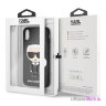 Чехол Karl Lagerfeld Iconic Karl Hard для iPhone X/XS, черный