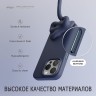 Elago для iPhone 15 Pro чехол Soft silicone (Liquid) Jean Indigo (MagSafe)