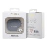 Guess для Airpods 3 чехол Fixed Glitters with Heart Diamond charm Black