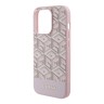 Guess для iPhone 15 Pro чехол PU G CUBE Hard Pink (MagSafe)