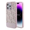 Guess для iPhone 15 Pro чехол PU G CUBE Hard Pink (MagSafe)