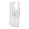 Lagerfeld для iPhone 15 Pro Max чехол PC/TPU NFT Karl & Choupette Hard Glitter Transp (MagSafe)