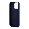 BMW для iPhone 15 Pro чехол Signature Liquid silicone Laser Ring Hard Navy (MagSafe)