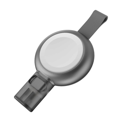 EnergEA ЗУ Watchpod 3, Made for Apple Watch certified USB-C Fast charger Gunmetal