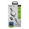 EnergEA ЗУ Watchpod 3, Made for Apple Watch certified USB-C Fast charger Gunmetal