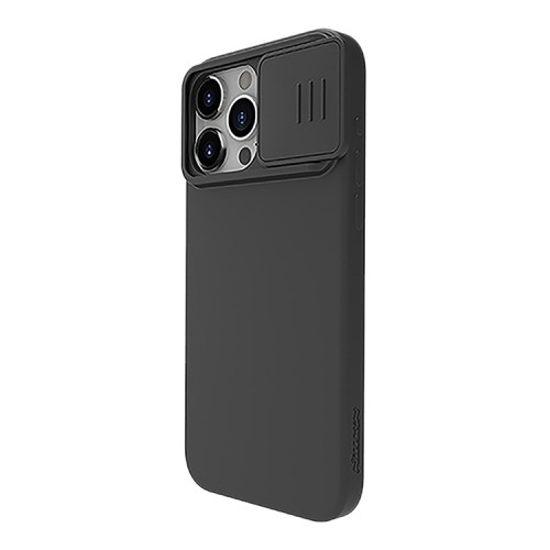 Nillkin для iPhone 15 Pro чехол CamShield Silky Magnetic Silicone Elegant Black