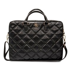 Guess для ноутбуков 15&quot;/16&quot; сумка Quilted Bag 4G metal logo with Zipper Black