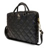 Guess для ноутбуков 15"/16" сумка Quilted Bag 4G metal logo with Zipper Black