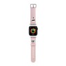 Karl Lagerfeld для Apple Watch 42-41-40 mm ремешок 3D Rubber NFT Karl & Choupette heads Pink