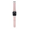 Karl Lagerfeld для Apple Watch 42-41-40 mm ремешок 3D Rubber NFT Karl & Choupette heads Pink