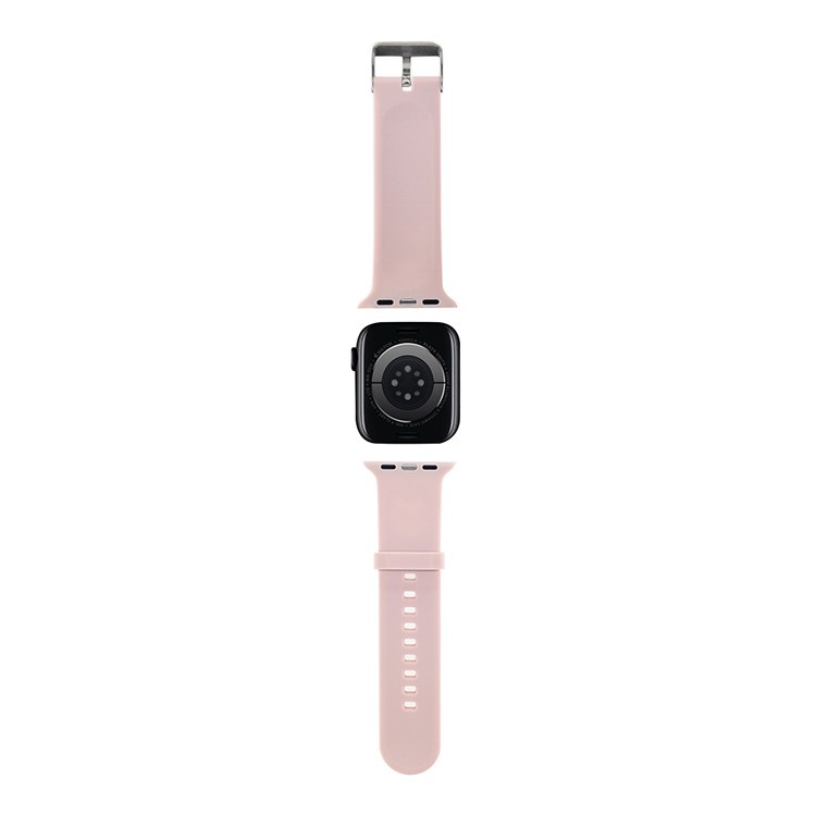 Karl Lagerfeld Apple Watch 41 40 38 mm 3D Rubber NFT Karl Choupette heads Pink