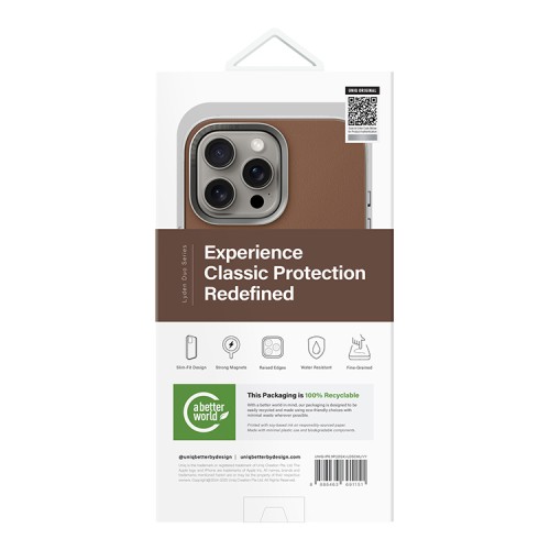Uniq для iPhone 16 Pro чехол Lyden DS Canary Caramel/Ivory (Magsafe)