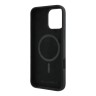 Karl Lagerfeld для iPhone 16 Pro чехол Liquid Silicone NFT Choupette Head Hard Black (MagSafe)