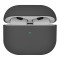 Uniq для Airpods 4 чехол LINO Liquid silicone Grey