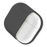Uniq для Airpods 4 чехол LINO Liquid silicone Grey
