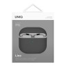 Uniq для Airpods 4 чехол LINO Liquid silicone Grey