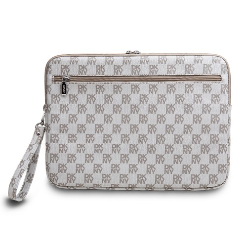 DKNY для ноутбуков 13"/14" чехол Sleeve Checkered Printed stripes with Zipper Beige