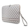 DKNY для ноутбуков 13"/14" чехол Sleeve Checkered Printed stripes with Zipper Beige