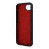 DKNY для iPhone 16e чехол PU Grid pattern Metal logo Hard Black (MagSafe)