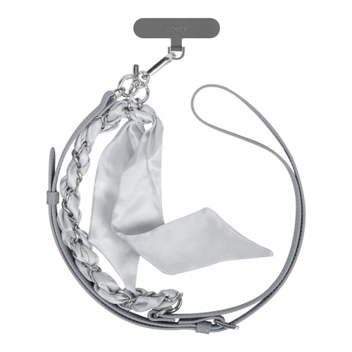 Uniq ремешок на шею/руку COEHL Caryne 2-in-1 Lanyard and Handstrap Cloud Grey