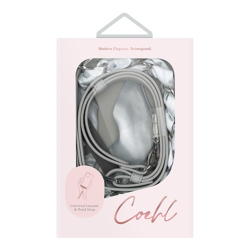 Uniq ремешок на шею/руку COEHL Caryne 2-in-1 Lanyard and Handstrap Cloud Grey